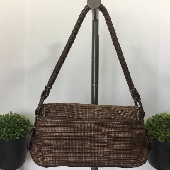 Fossil Brown & Cream Shoulder Bag - Picture 2 of 8